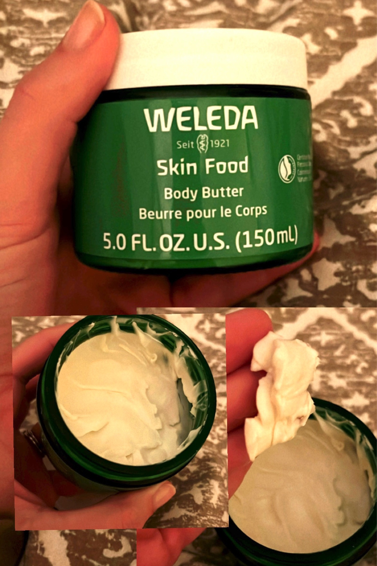 My favorite body butter lately 💚
:
It’s clean, whipped, thick, but not greasy, absorbs really well. Full of some of my favorite ingredients; Calendula, rosemary, chamomile, shea & cocoa butter. Also comes in a glass jar which I love. 

#LTKBeauty