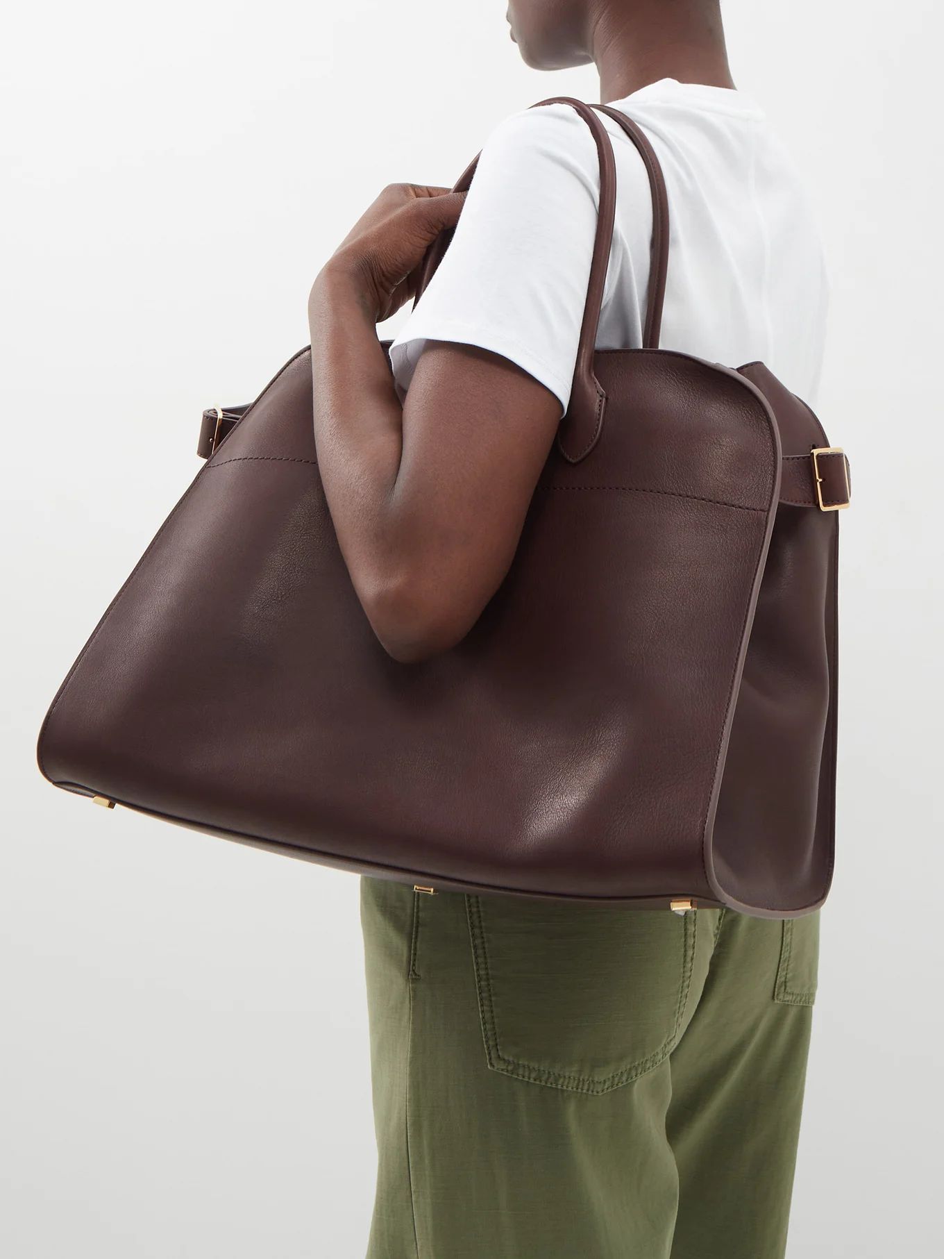 Margaux 17 grained-leather handbag | Matches (UK)