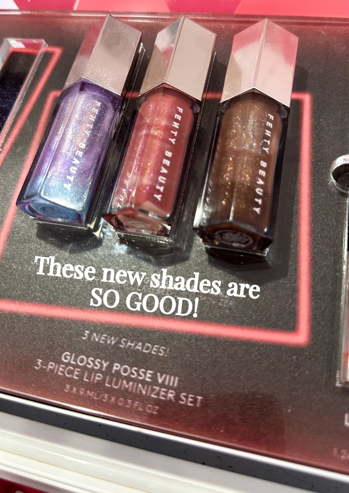 Riri did it again with these colors from Fenty Beauty! They are a swirl of colors and are the prettiest shades! This 3 piece set would make the best gift. The pink one is by far my favorite- Sweet Riri!

#LTKgrwm #LTKselfcare #LTKSeasonal #LTKmomlife 

#LTKBeauty #LTKGiftGuide #LTKHoliday