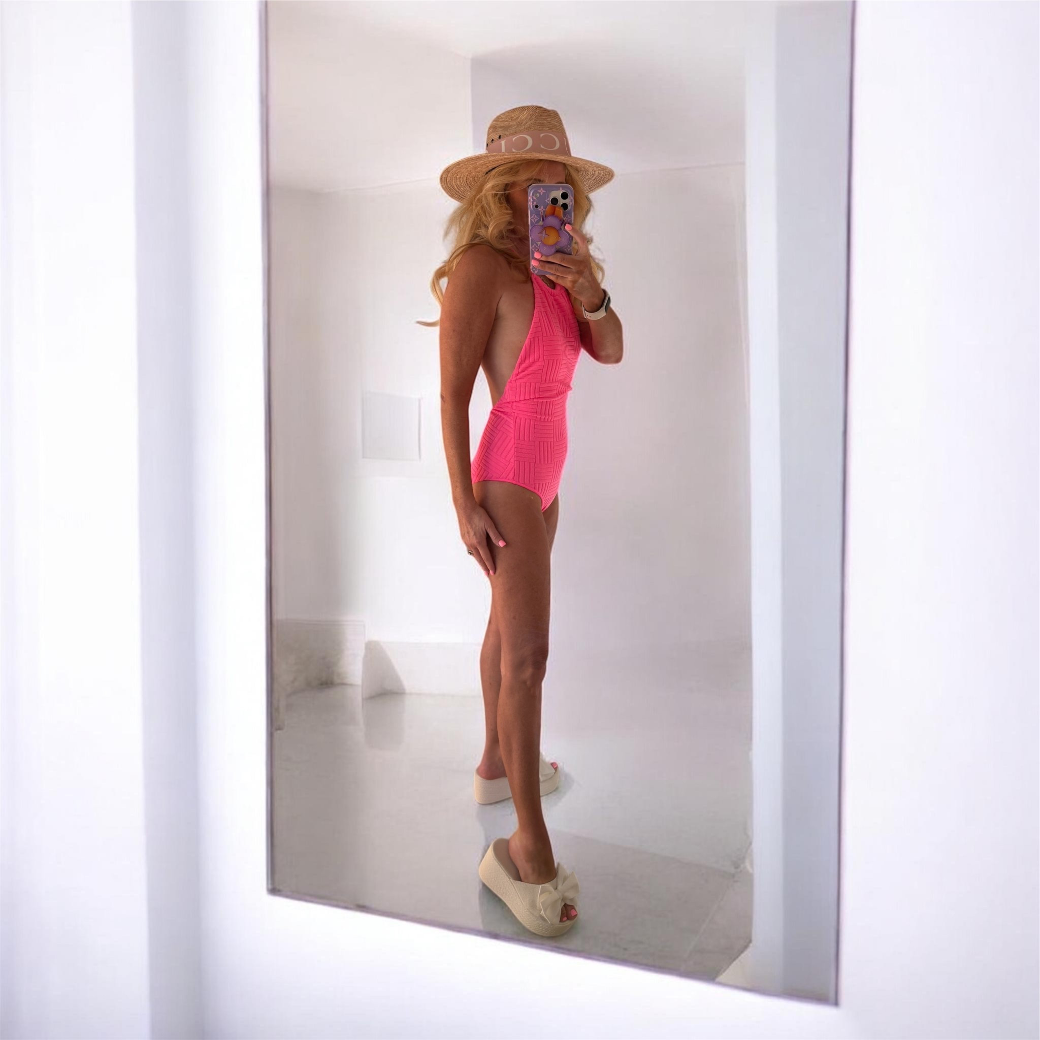 The prettiest pink one piece 

#LTKgrwm #LTKSwim #LTKTravel