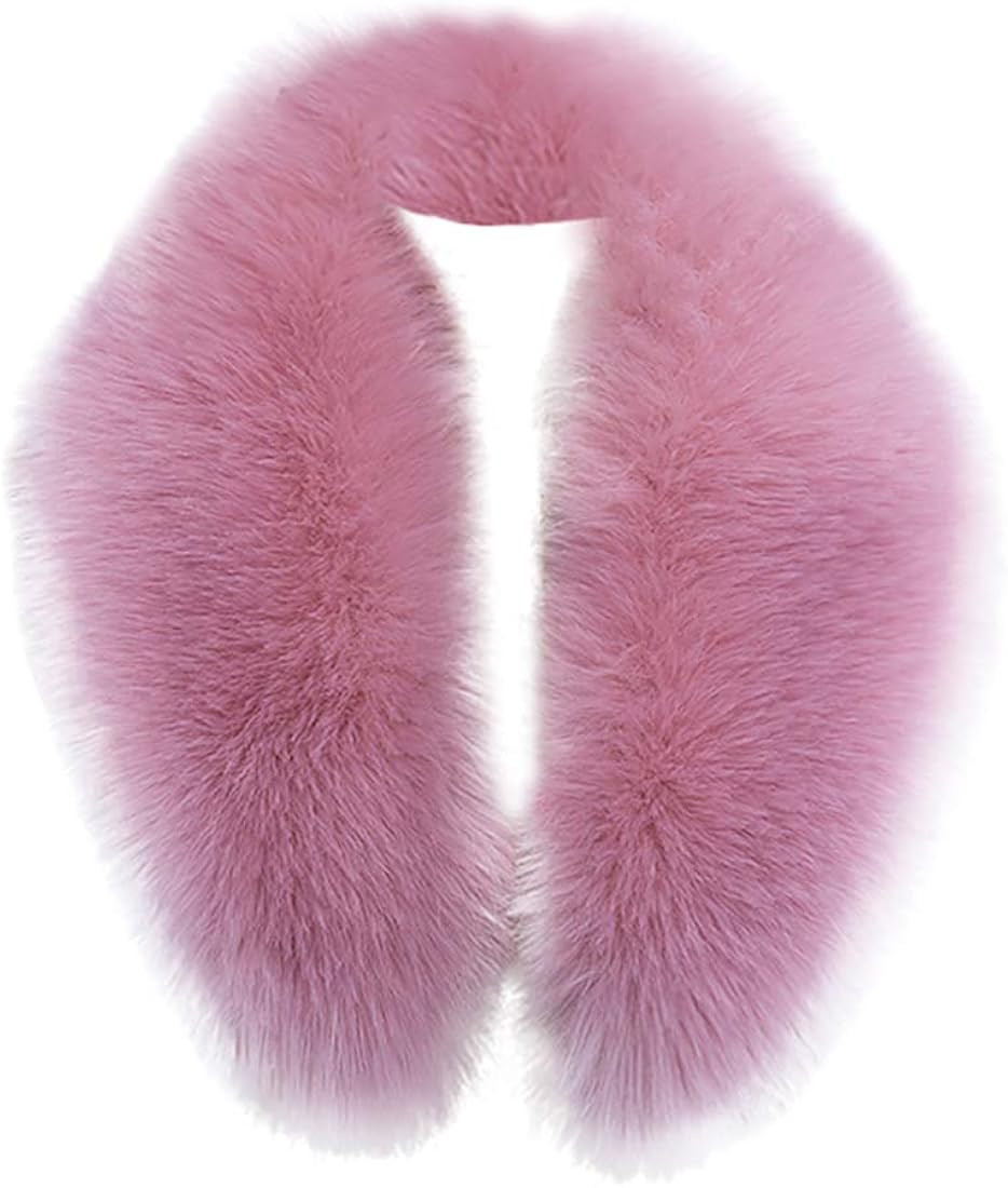 Faux Fur Collar Hood Collar Scarf Shawl Stole Neck Warmer For Winter Coat | Amazon (UK)