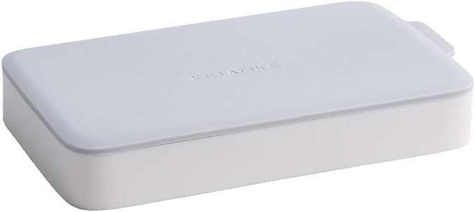 GREENRAIN Ice Cube Tray Silicone Easy Release Flexible 24-Ice Trays Molds with Removable Lid Dish... | Amazon (US)