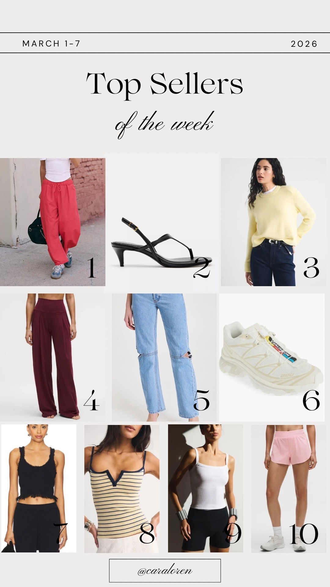 Last week’s best sellers 👌🏻

#LTKdayinmylife #LTKootd #LTKSaleAlert