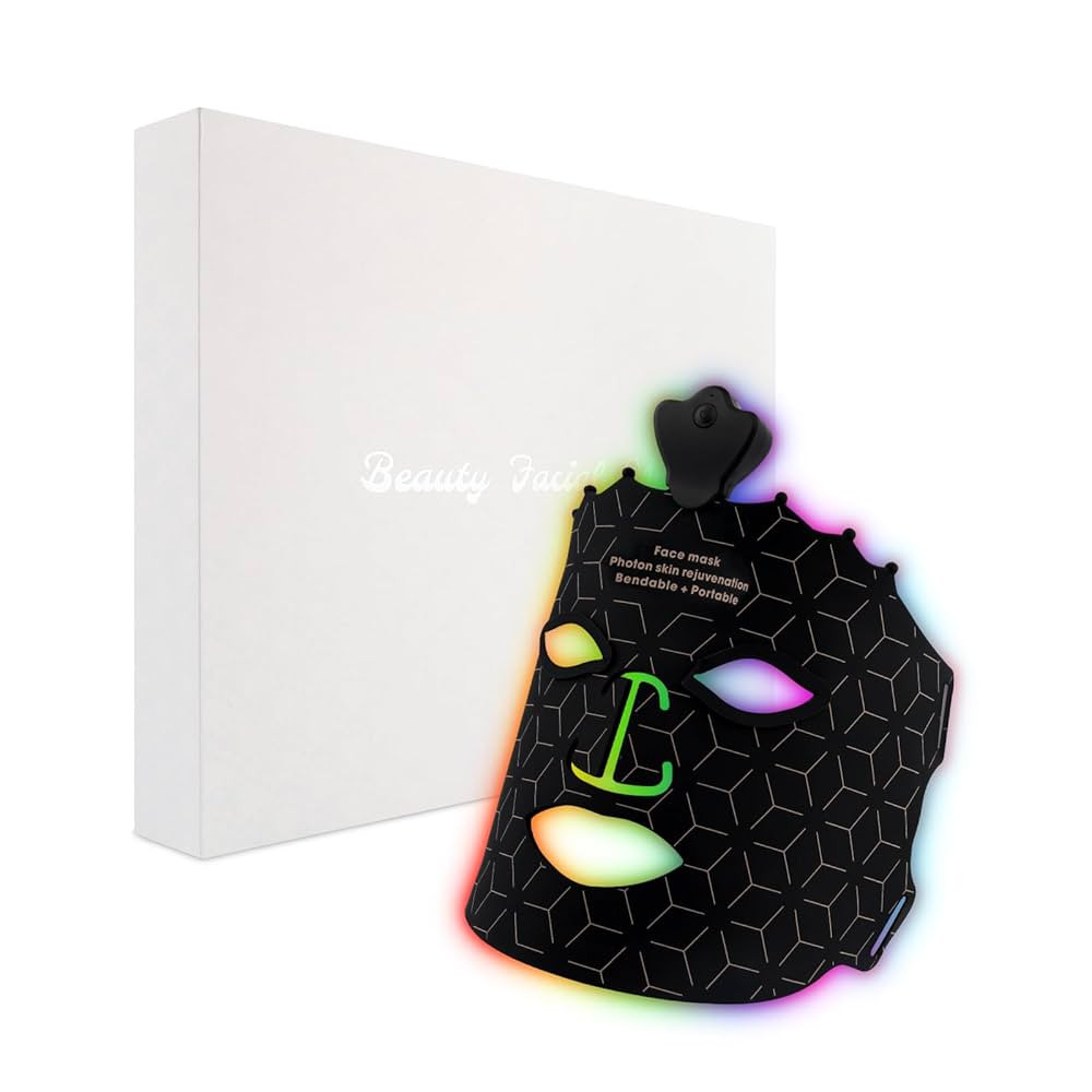 7 Color Red Light Therapy Mask, LED Face Mask Light Therapy, Red Light Therapy for Face, Silicone... | Amazon (US)