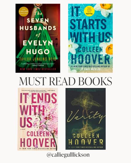 My current book list - all must reads! 