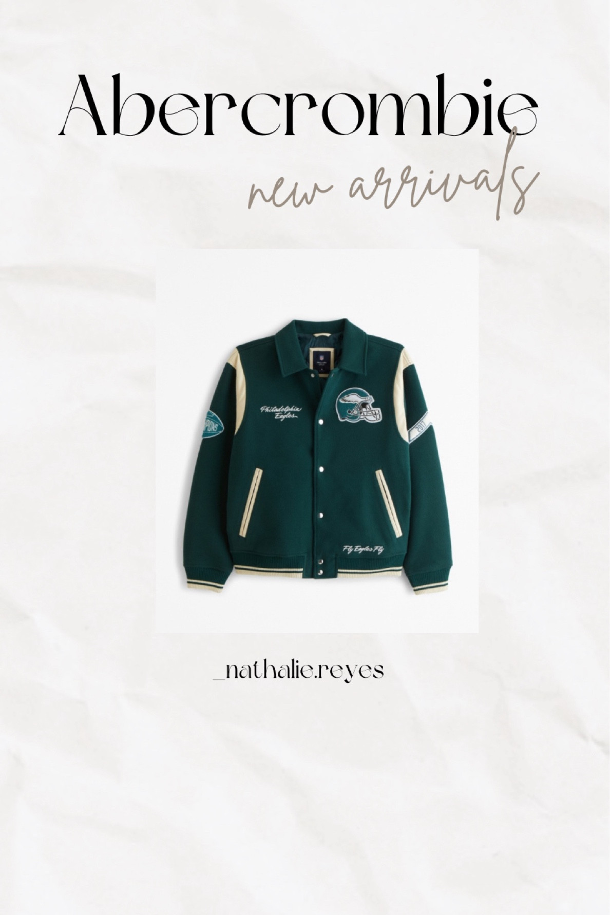 NFL jackets from #abercrombie #nfl #fall #nflsweatshit

#LTKFallSale #LTKSeasonal #LTKMens
