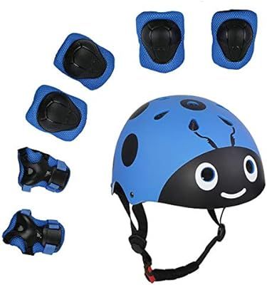 Lucky-M Kids Outdoor Sports Protective Gear,Boys and Girls Safety Sports Equipment Pads Set [Helm... | Amazon (CA)