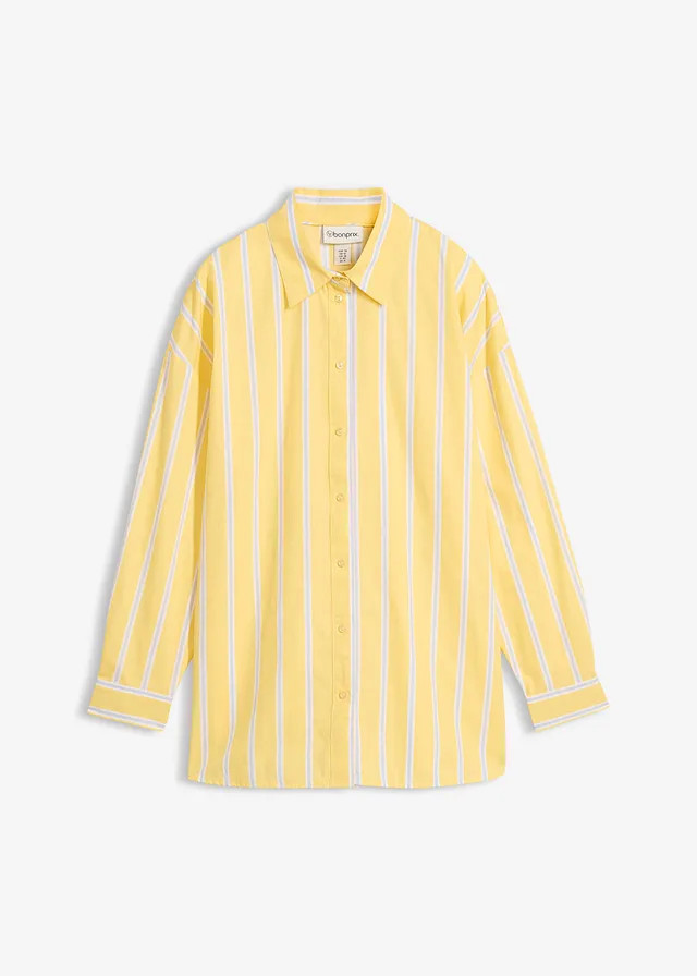 Overhemdblouse van katoenpopeline pinklady verticaal gestreept | Bonprix NL (Influencer)