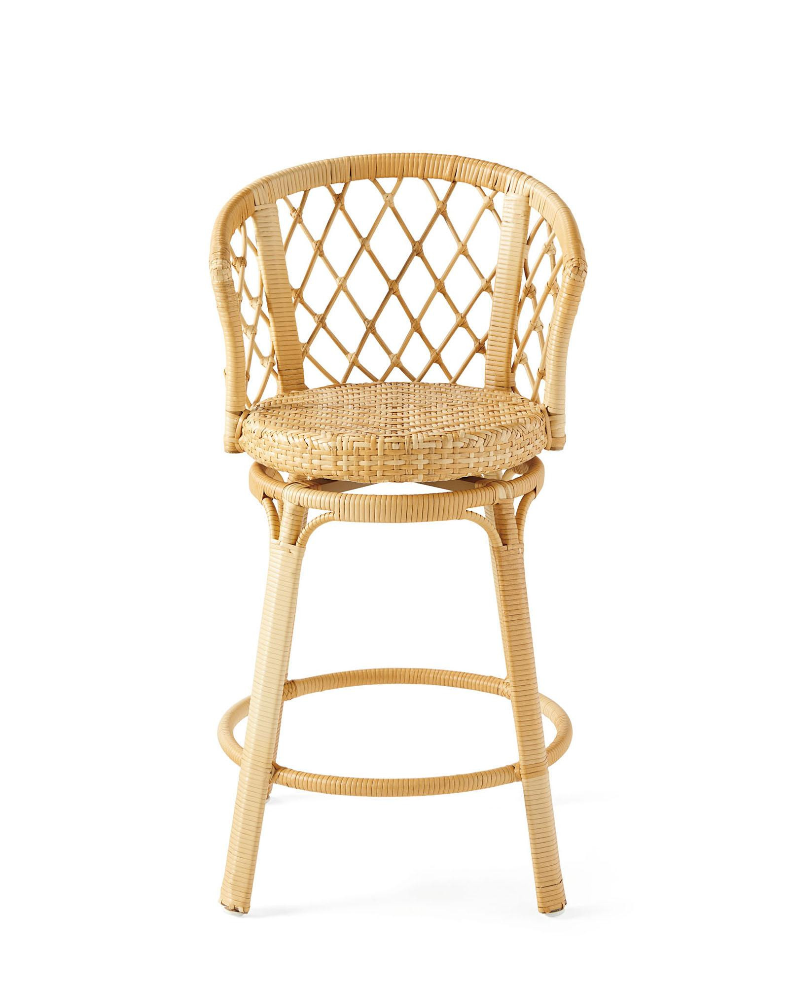 Capistrano Swivel Bar & Counter Stool | Serena and Lily