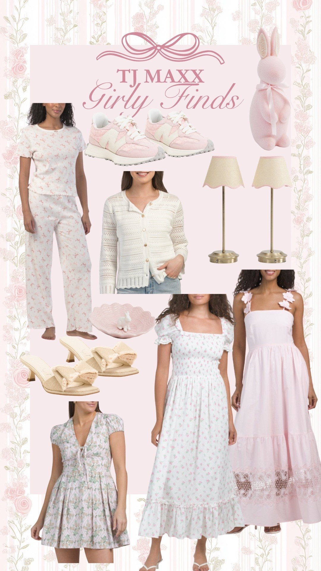 Tj maxx new arrivals! 🌸🤍 spring dresses, scallop home decor, Easter decor 

#LTKSeasonal #LTKSaleAlert #LTKHome