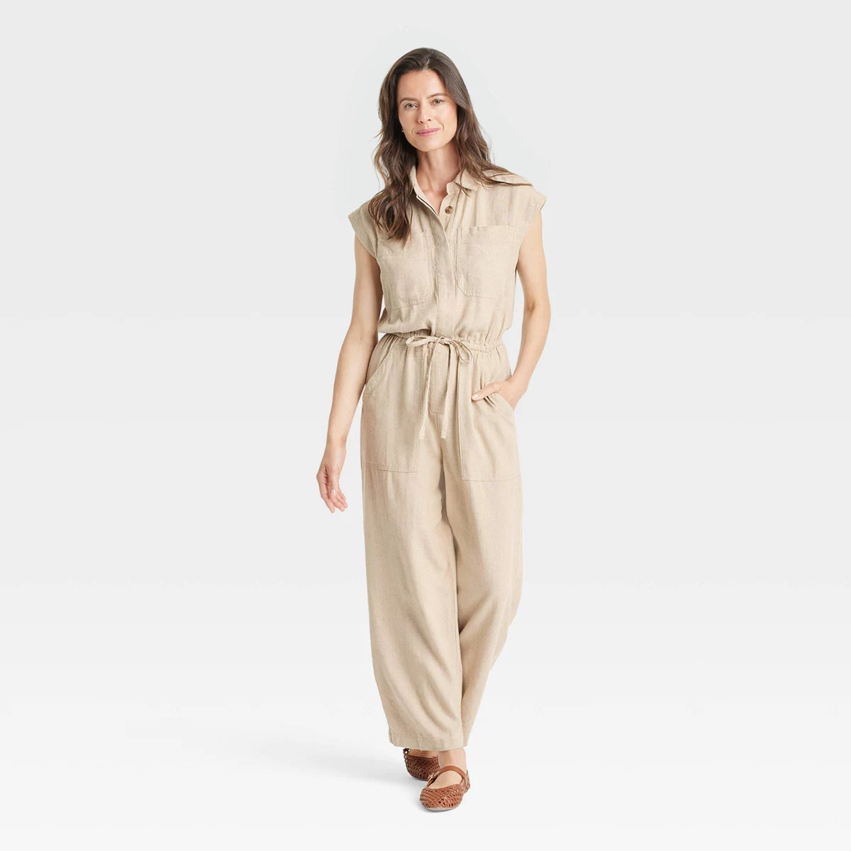 Women's Linen Jumpsuit - Universal Thread™ | Target