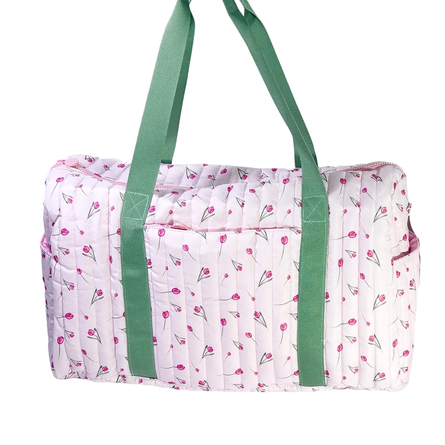 Tiptoe Tulip Quilted Duffle | Hamner Hill