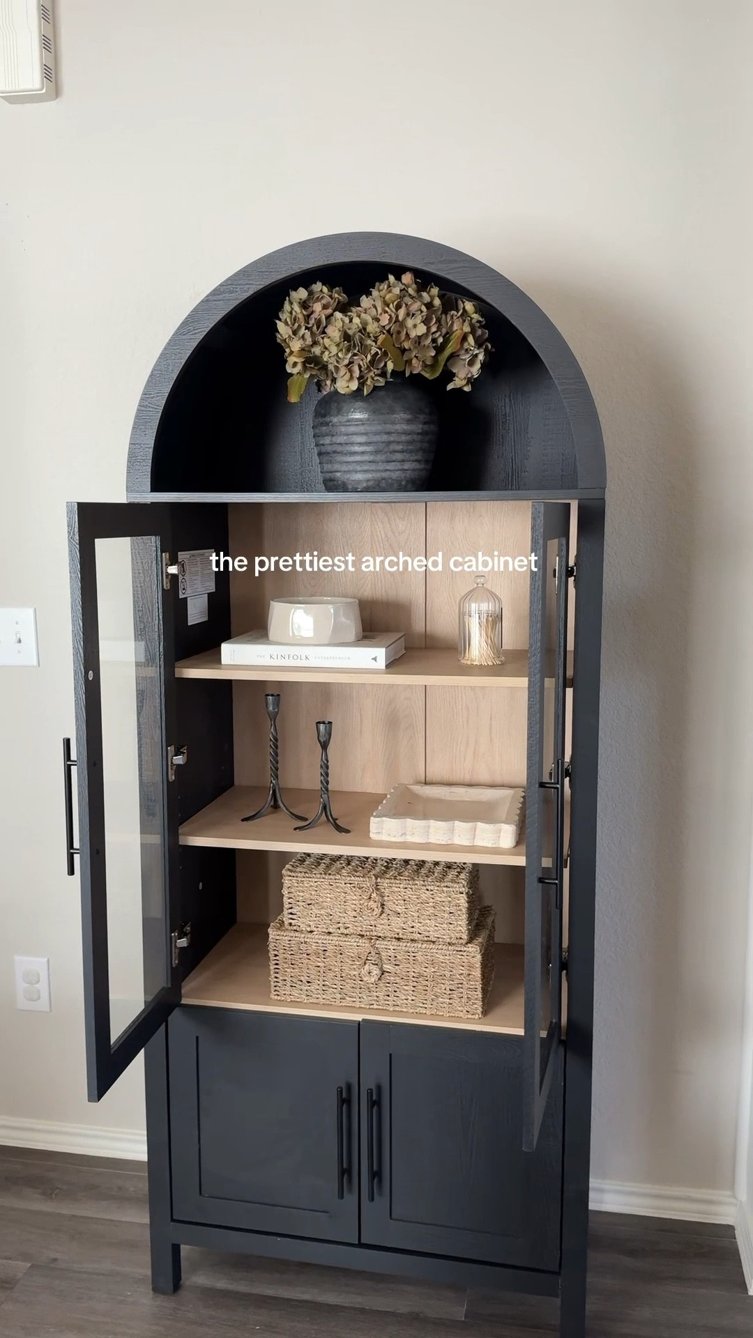 arched cabinet styling! and it’s super affordable! 

#LTKHome #LTKSeasonal #LTKSaleAlert