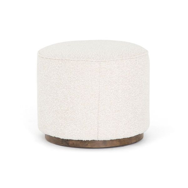 Sinclair Knoll Natural Round Ottoman | Scout & Nimble