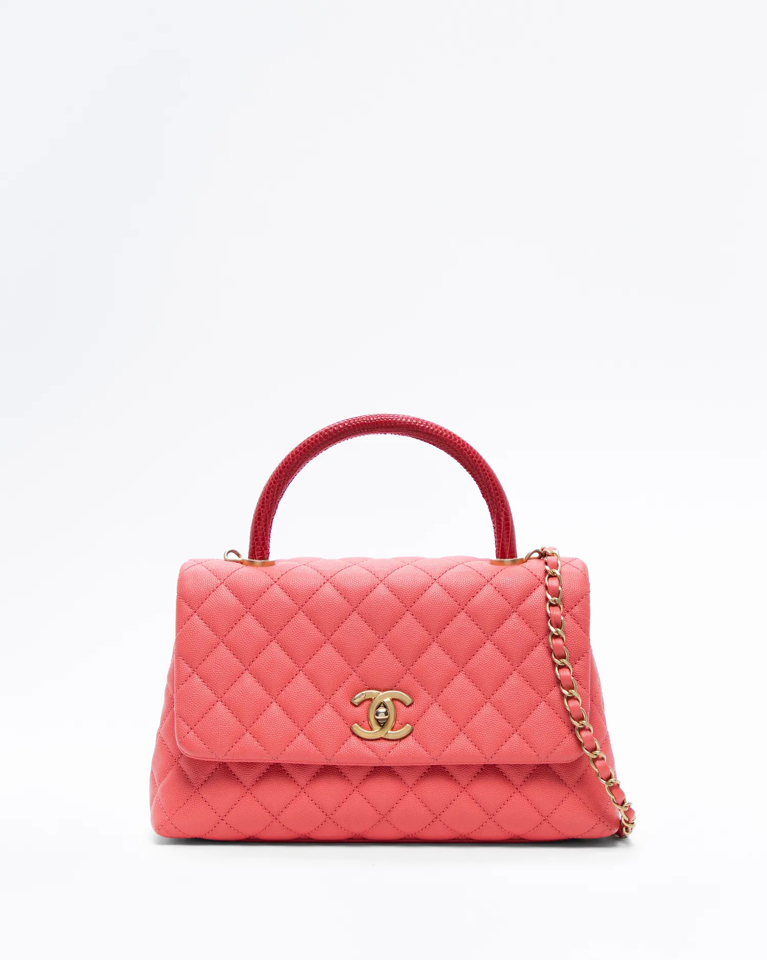 Caviar Small Coco Handle Bag | Vivrelle