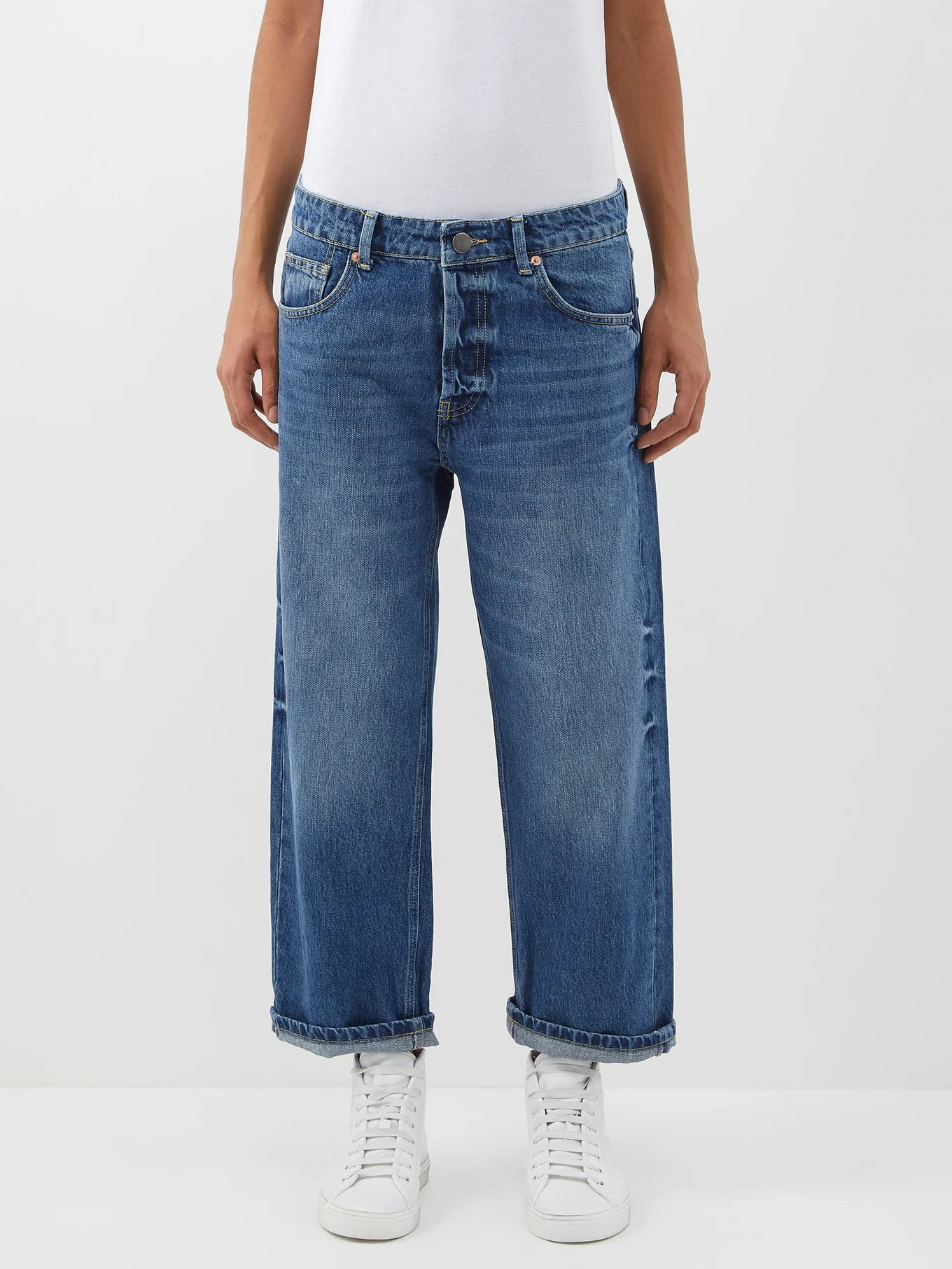 Dad organic-cotton baggy boyfriend jeans | Raey | Matches (UK)