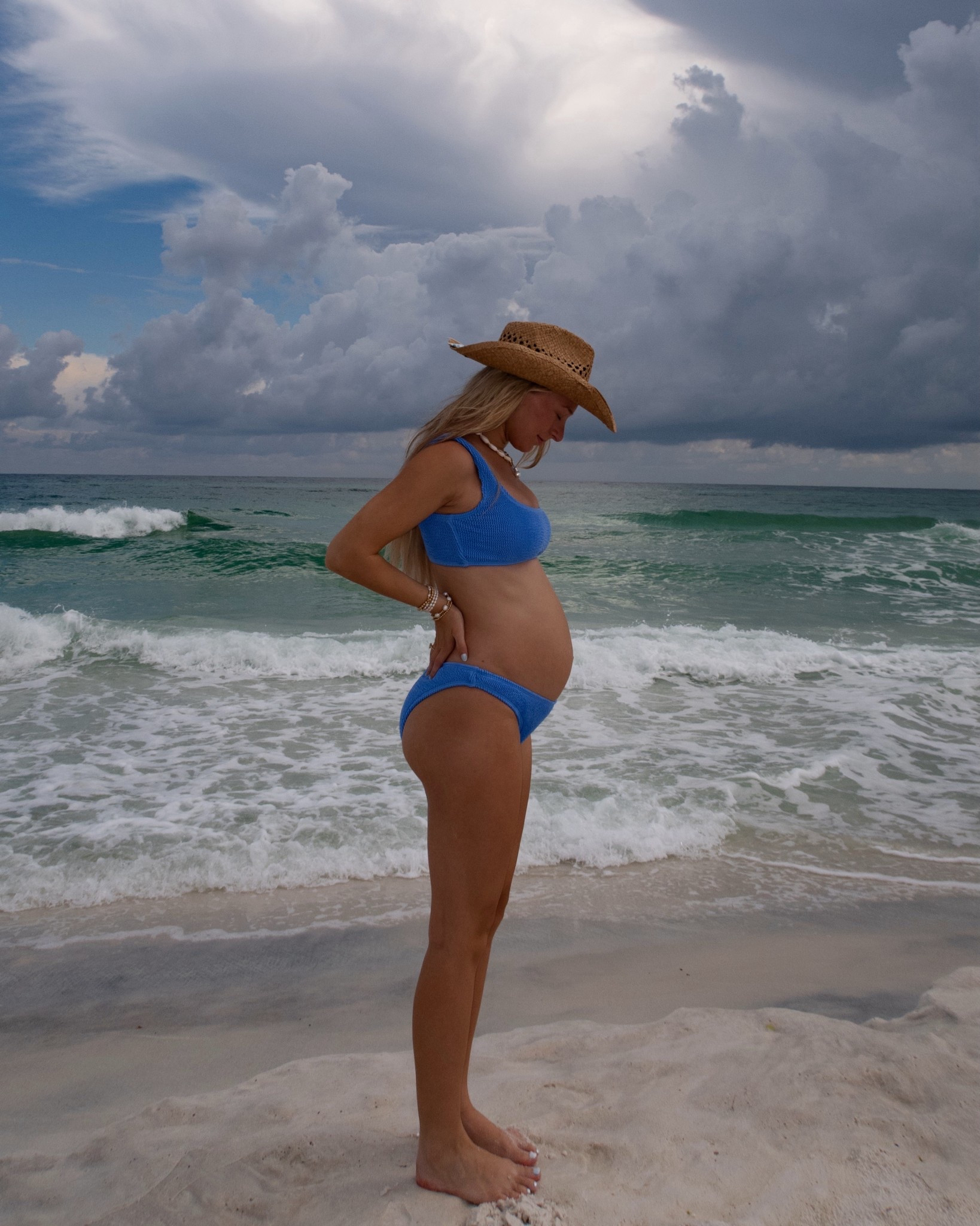 Bump approved bikini! Material is perfect for a growing belly + is super comfy. I just sized up one size in the top and bottomm

#LTKSwim #LTKBump #LTKTravel