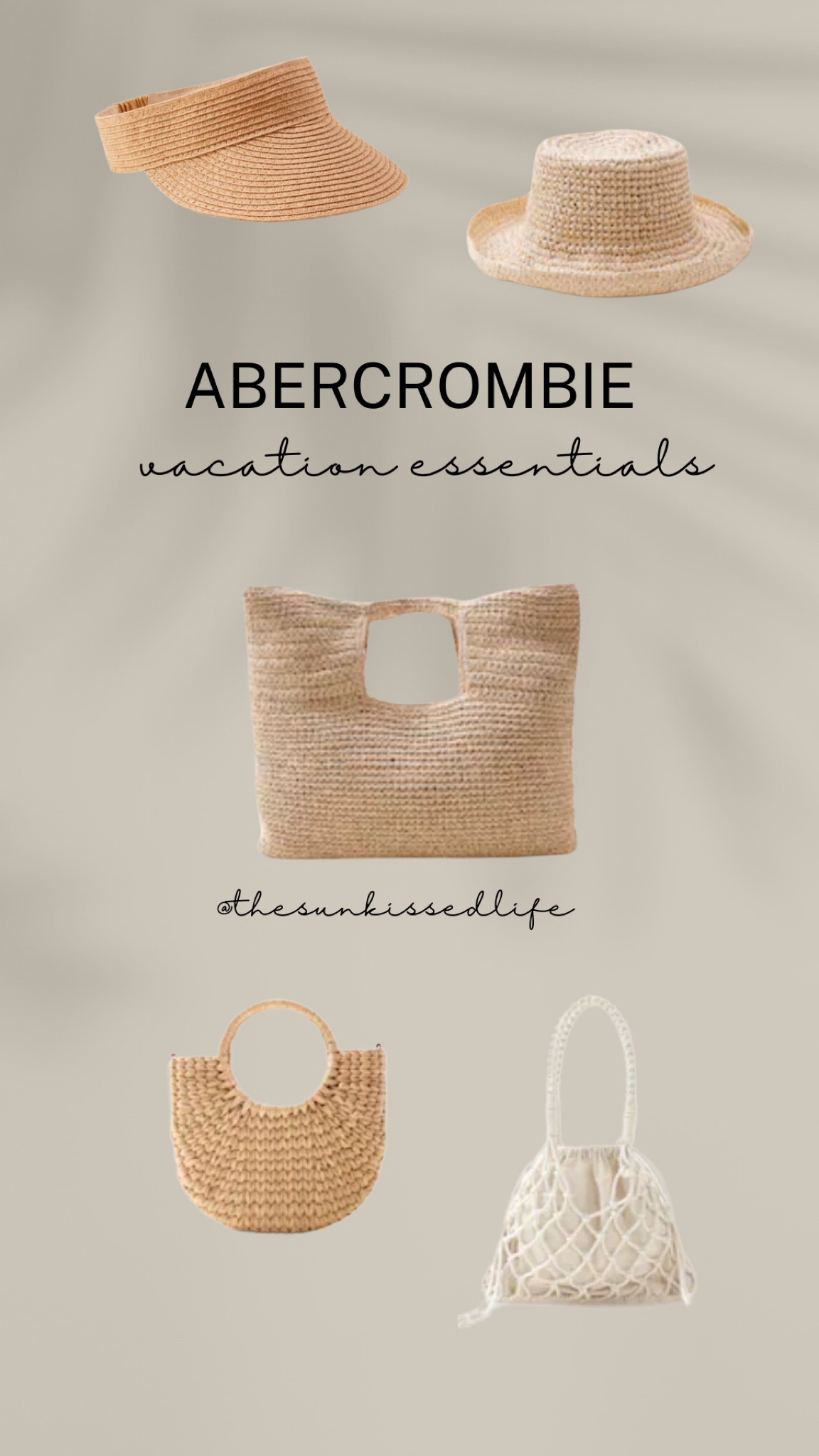 vacation accessories! the perfect beach bags, straw vacation purse, straw bag, straw visor, straw hat, perfect for a beach or lake vacation 

#LTKunder50 #LTKSeasonal #LTKitbag