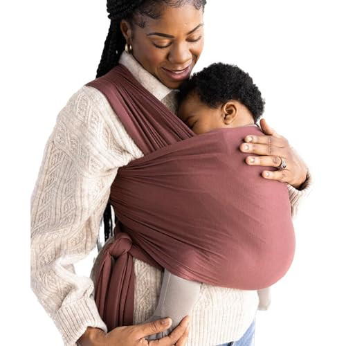 Solly Baby Wrap Carrier - Lightweight Baby Carrier - Newborn Baby Essentials - for Newborn, Infants and Baby 8-25 Lbs. Ember | Amazon (US)