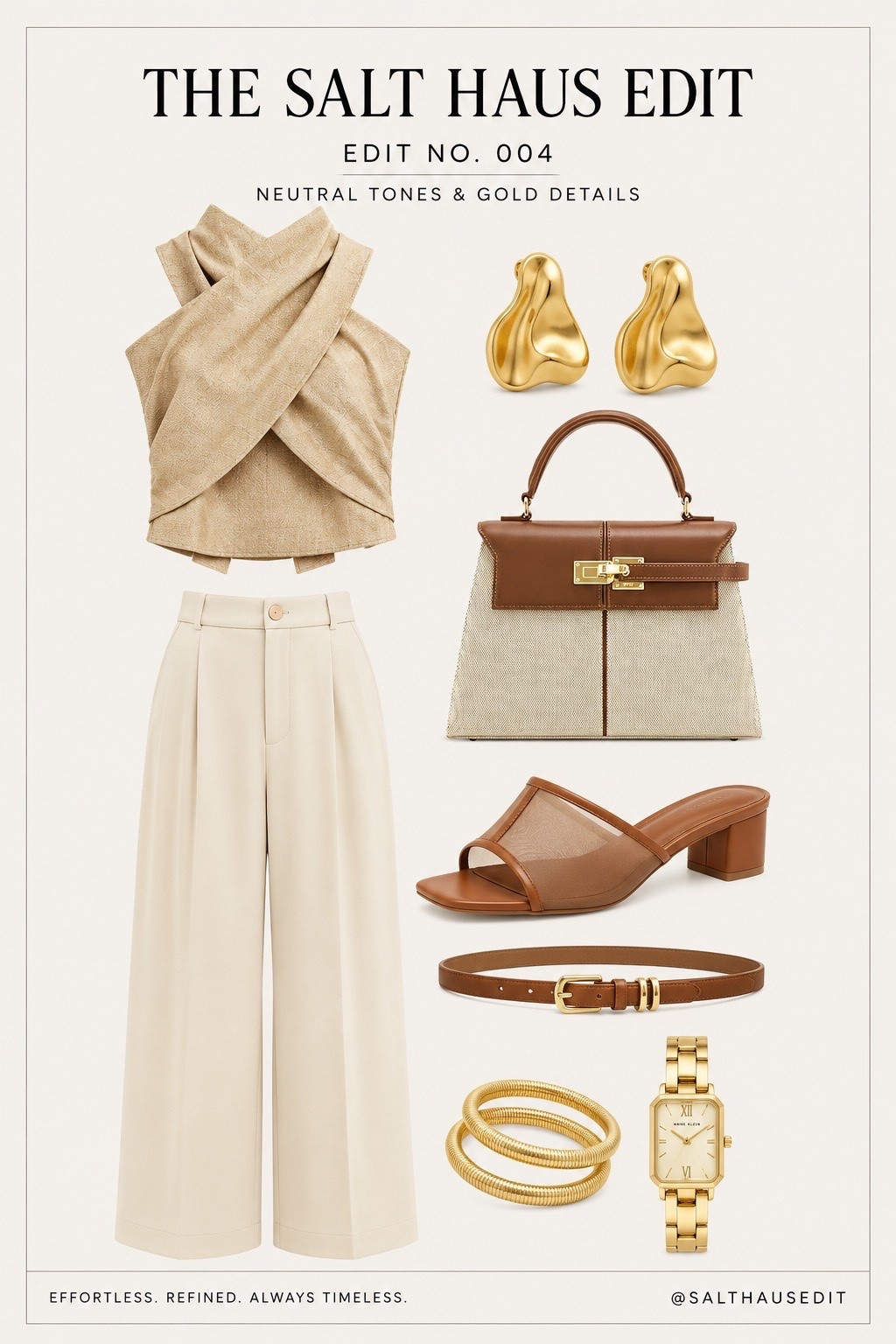 Chic neutrals and gold accents are always a win. Check out these picks for a polished look. 🌟

#LTKgrwm #LTKootd #LTKWorkwear
