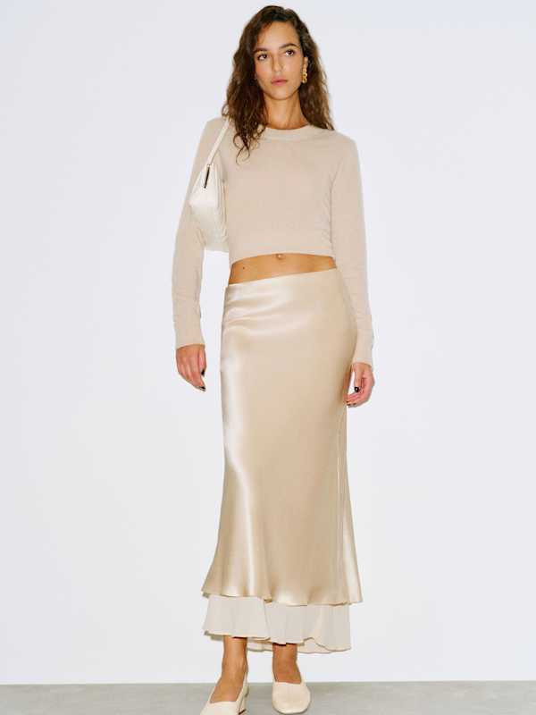 Bella Silk Skirt | Reformation (Global)