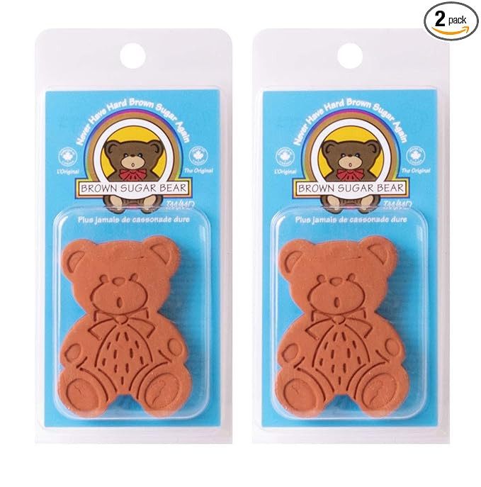 Brown Sugar Bear Original Brown Sugar Saver and Softener, Terracotta, Pack of 2 | Amazon (US)