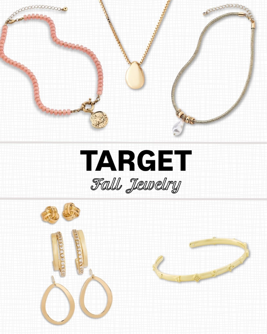 Run, don’t walk, to the Target jewelry section because the fall drops are stunning! From everyday staple hoops to dainty layered necklaces, here’s what I’m loving right now.

#LTKdayinmylife #LTKgrwm #LTKootd