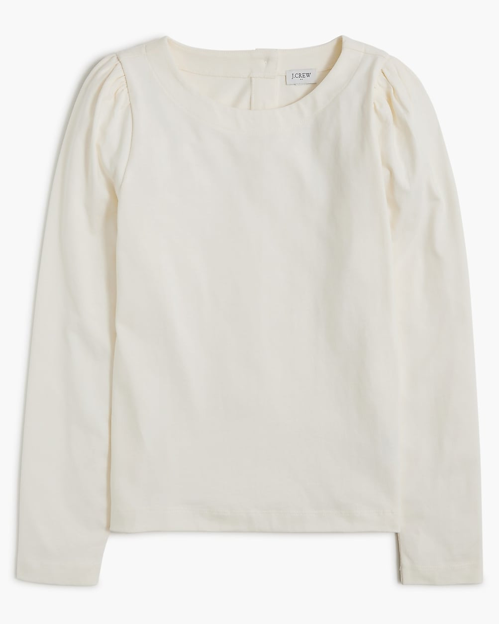 Puff-sleeve button-back top | J.Crew Factory
