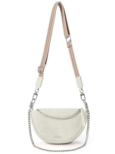 CLUCI Crossbody Bags for Women Belt Bag for Women Cross Body Bag for Woman Leather Sling Bag for Women Crossbody Bag Travel Off White | Amazon (US)