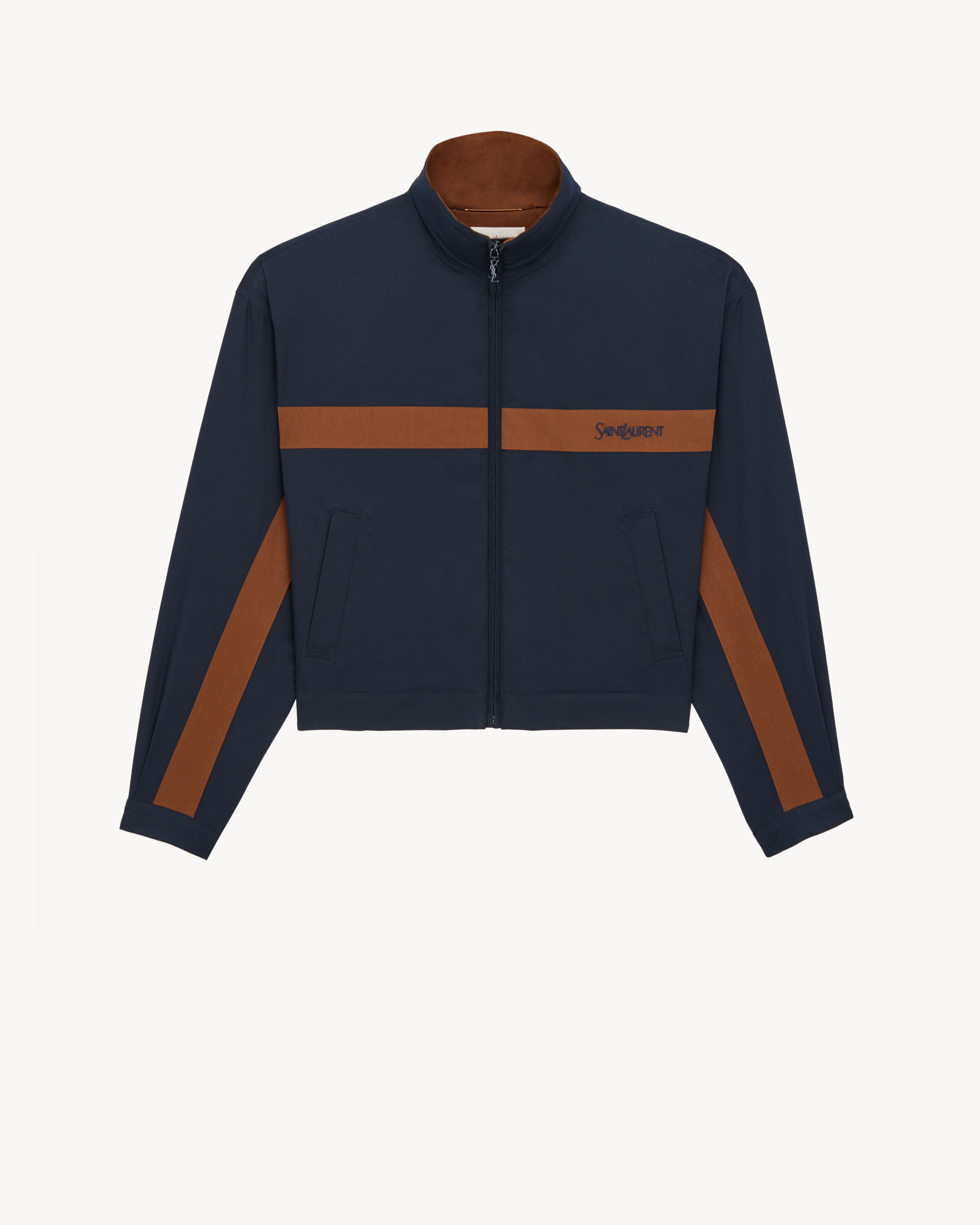 Saint Laurent Saint Laurent Jacket In Cotton - Amber - Women - 8 | Saint Laurent Inc. (Global)