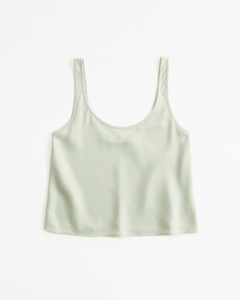 Lounge Satin Tank | Abercrombie & Fitch (US)