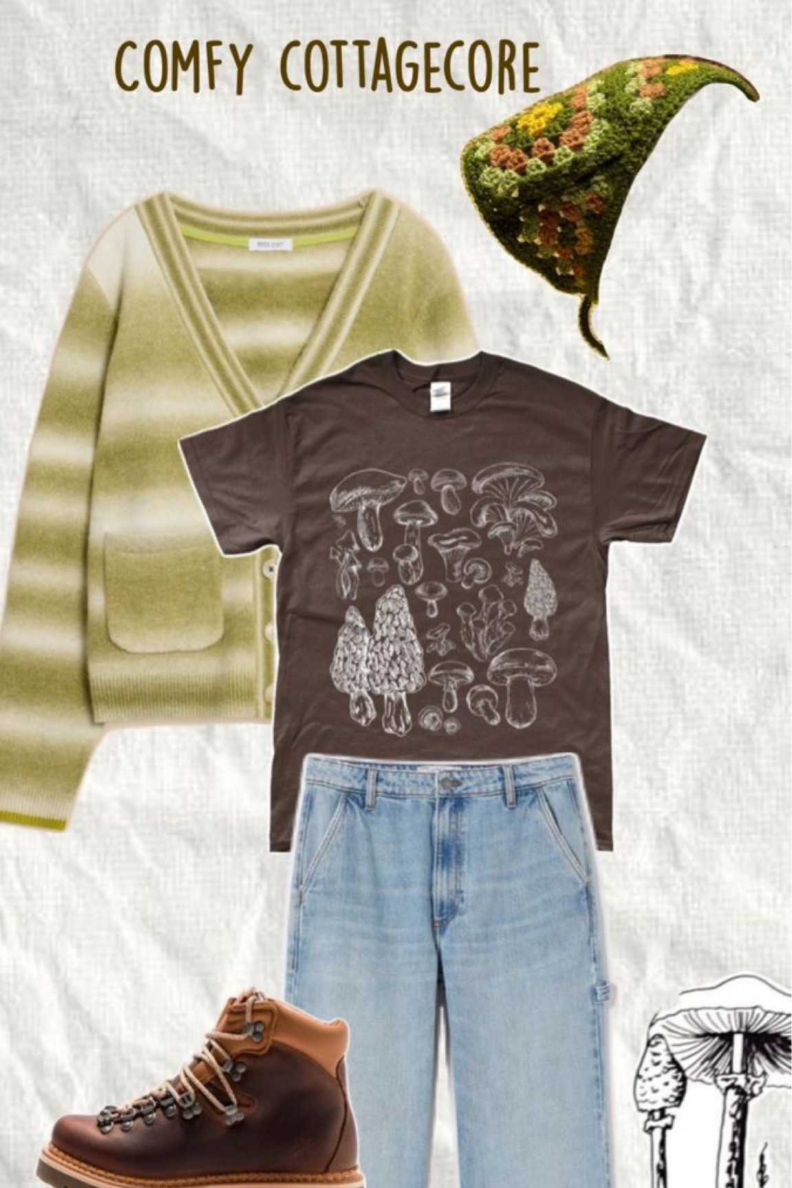 Comfy Earthy Cottagecore Outfit #outfitideas #cottagecore #comfyclothes 

#LTKeurope #LTKSeasonal