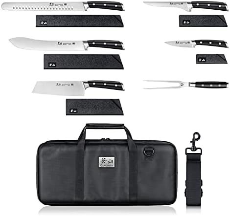 Amazon.com: Cangshan S Series 1024135 German Steel Forged 7-Piece BBQ Knife Set: Home & Kitchen | Amazon (US)