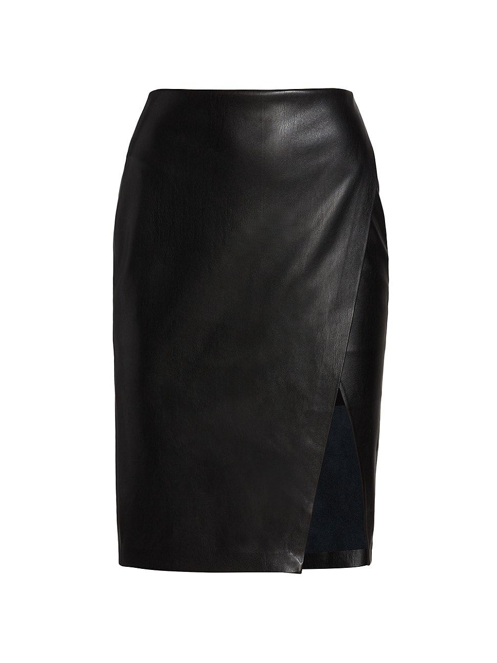 Women's Siobhan Faux Leather Midi-Skirt - Black - Size 10 - Black - Size 10 | Saks Fifth Avenue