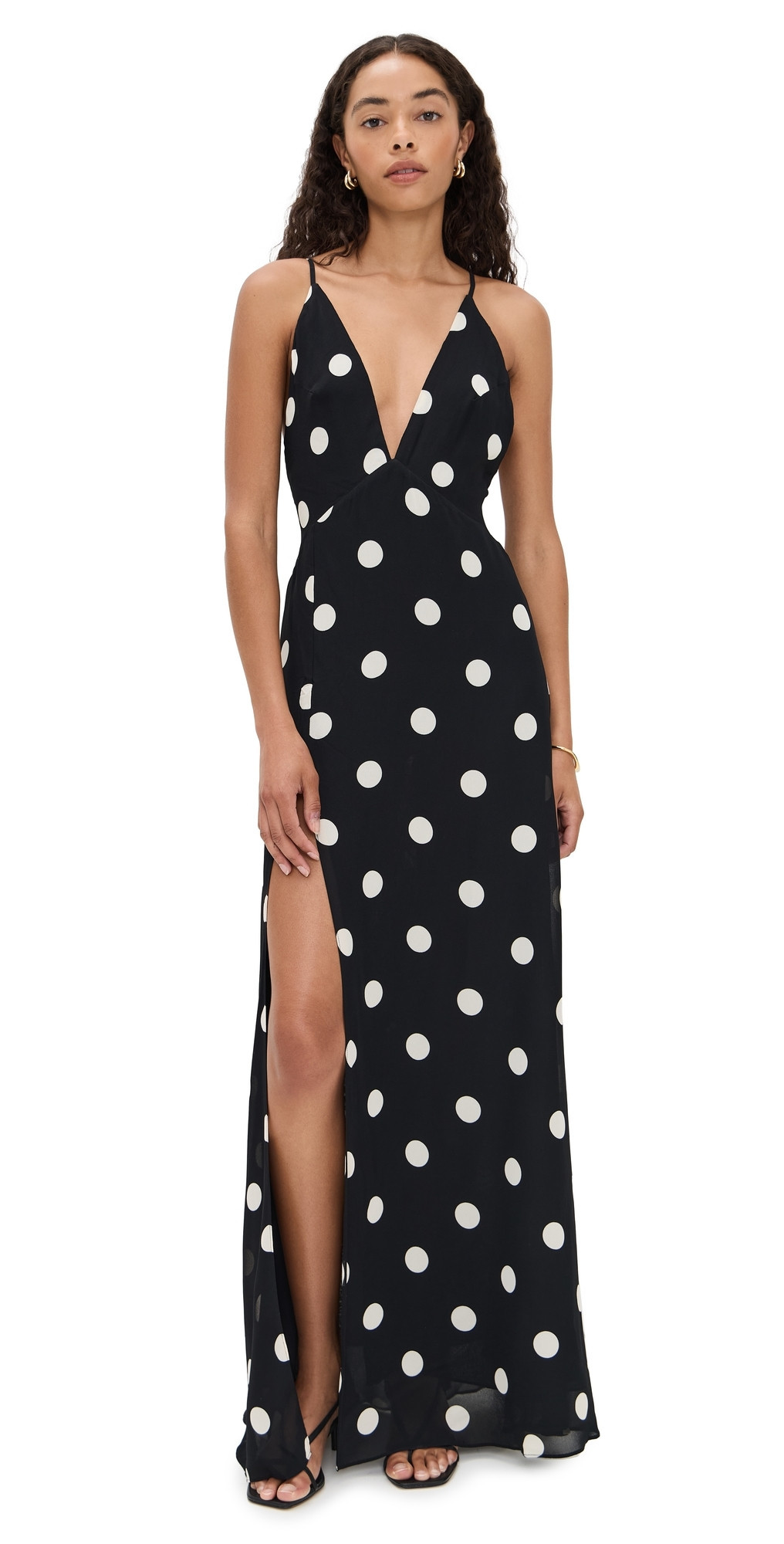Reformation Zani Dress Moon Dot 8 | Shopbop