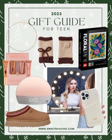 Starting Holiday Gift Guides this one is for teen girls. My daughter has this Hollywood light bulb vanity mirror from Amazon and she loves it! Fingerless gloves, Adult Floral Lego, Beauty products, iPhone card cover, Ugg’s, necklace, Hatch alarm clock

#LTKHoliday #LTKGiftGuide #LTKSeasonal