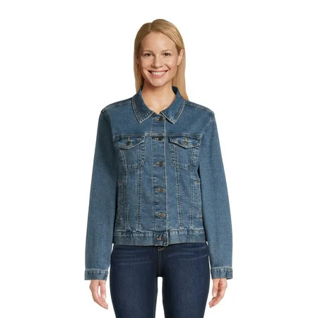 Time and Tru Women s Denim Jacket Sizes XS-XXXL | Walmart (US)
