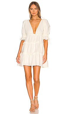 MAJORELLE Renata Mini Dress in Ivory from Revolve.com | Revolve Clothing (Global)