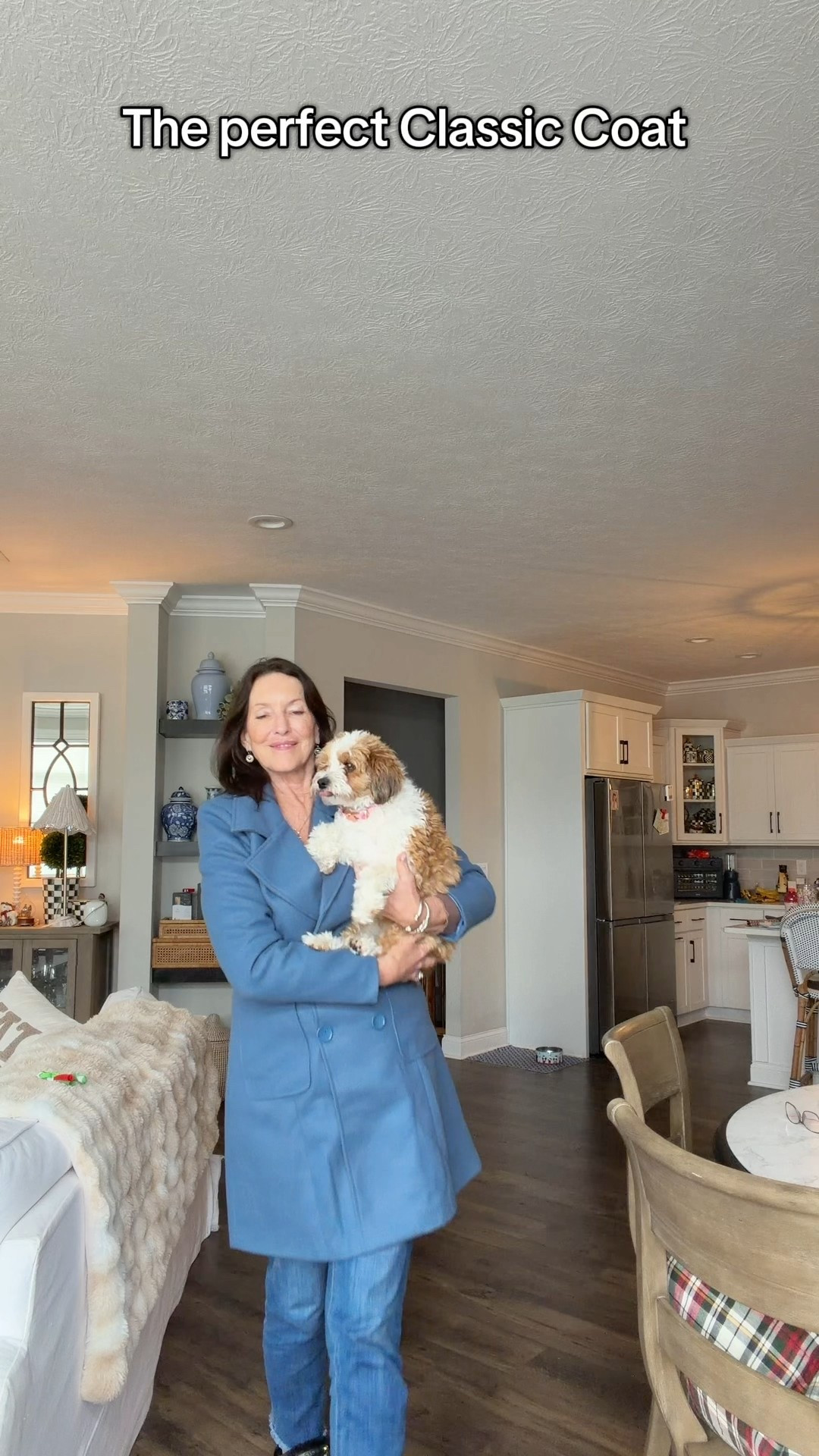 perfect classic coat for all occasions 
in coastal blue💙

#LTKMidsize #LTKSeasonal #LTKootd