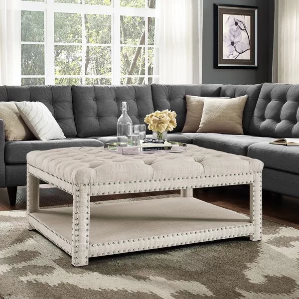 Worth Tufted Cocktail Ottoman | Wayfair North America