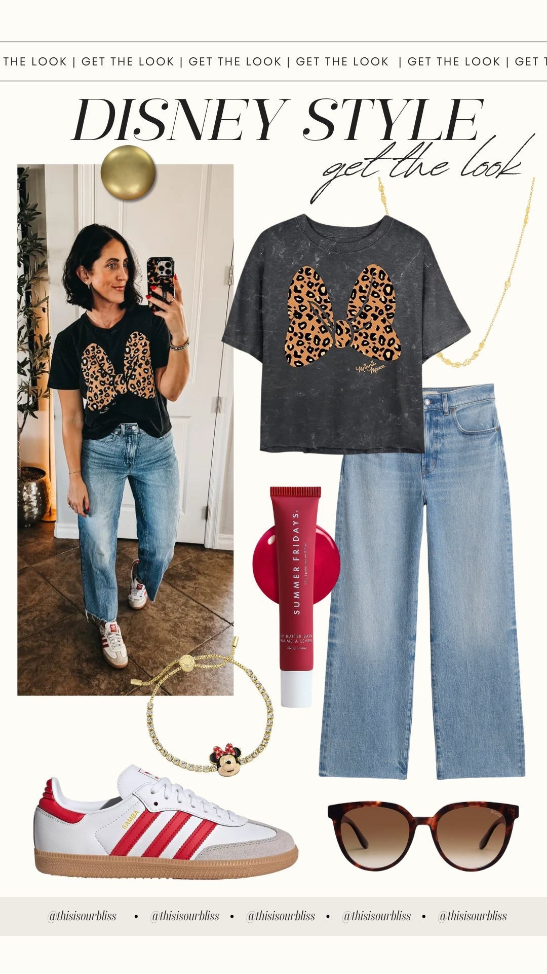 Simple, comfy, and perfect for a family Disney day 🏰✨ Classic denim jeans, a comfy graphic tee, supportive sneakers for all the park miles, simple everyday jewelry, and fun Disney accessories to tie it all together.

If you’re wondering what to wear to Disney with kids, this is a practical but cute option that works for both Disney World and Disneyland! 

#LTKmomlife #LTKTravel #LTKKids
