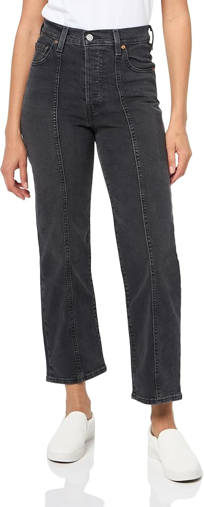 Levi's Women's Ribcage Straight Ankle Seamed Jeans (Also Available in Plus) | Amazon (US)
