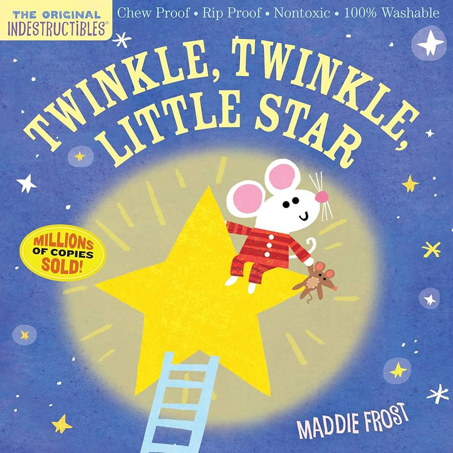 Indestructibles: Twinkle, Twinkle, Little Star: Chew Proof · Rip Proof · Nontoxic · 100% Washa... | Amazon (US)