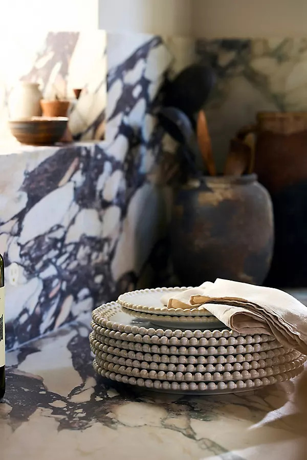 Lyon Portuguese Stoneware Dinner Plates, Set of 4 | Anthropologie (US)