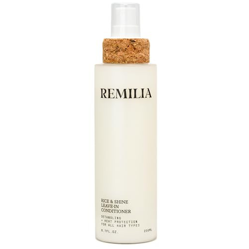 Remilia Rice & Shine Leave-In Conditioner Spray for Detangling- Heat Protectant with Rice Protein and Botanical Oils for Color-Treated Hair - Made in USA - 6.7 fl oz – 200 ml | Amazon (US)