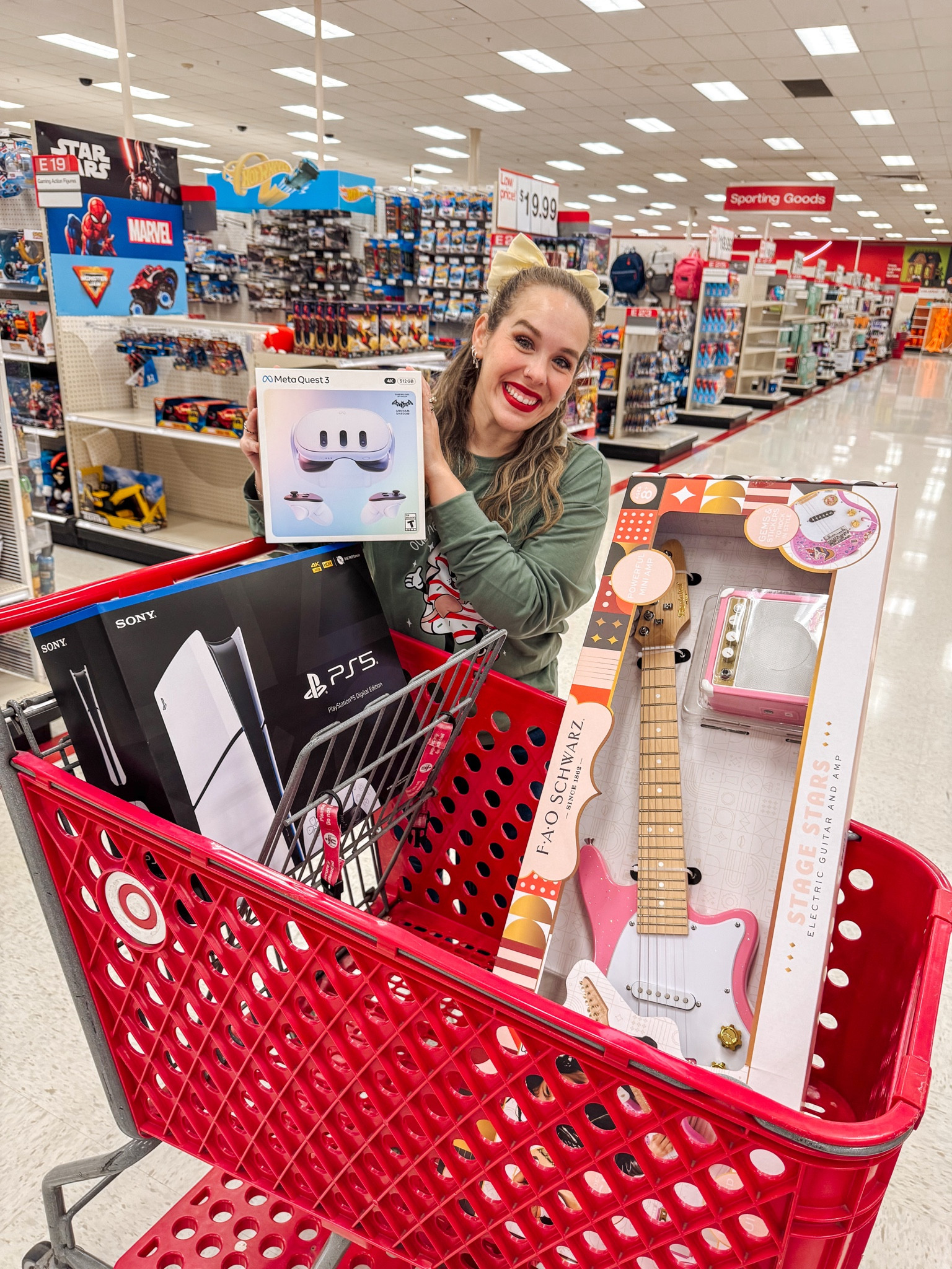 #ad Make your list and check it twice, grab tech toys for all that are nice! @Target has amazing tech toys like the Meta Quest 3, FAO Schwarz Pink Stage Electric Guitar, PS5, and more! #ad #target #targetpartner #targetfinds #toys #liketkit @shop.ltk 

#LTKGiftGuide #LTKKids #LTKHoliday