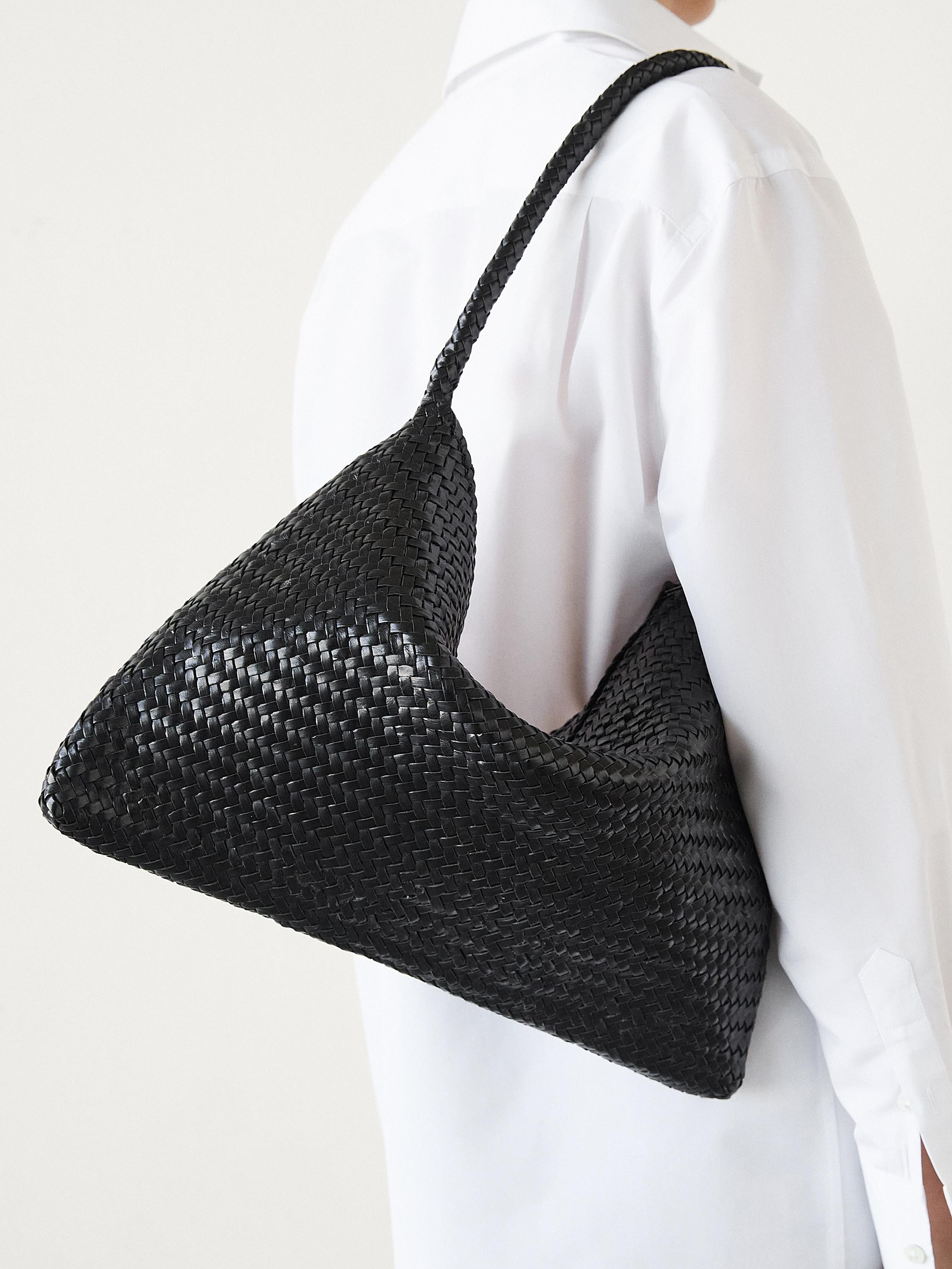 Braided nappa leather bag | Massimo Dutti US