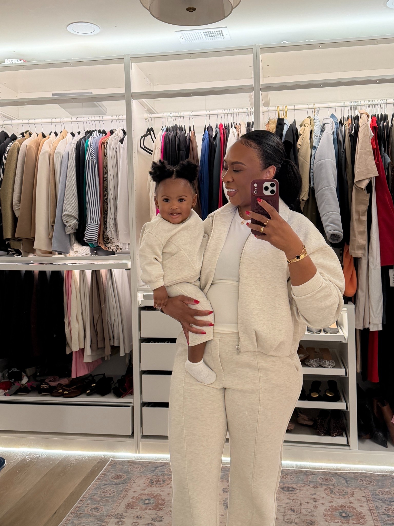 Me and my mini me in matching sets from Old Navy 

#LTKMidsize #LTKOver40
