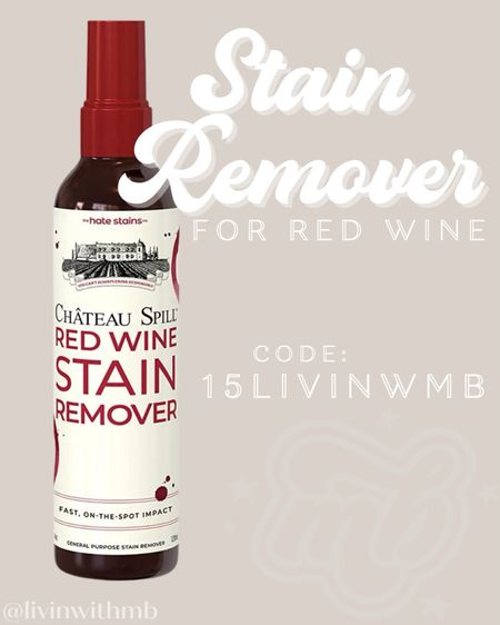 Hate Stains is my absolute favorite stain remover, and they just launched one specifically for red wide! It’s incredible!!

Use code: 15LIVINWMB to save!

#hatestainspartner

#LTKsalealert #LTKparties #LTKhome