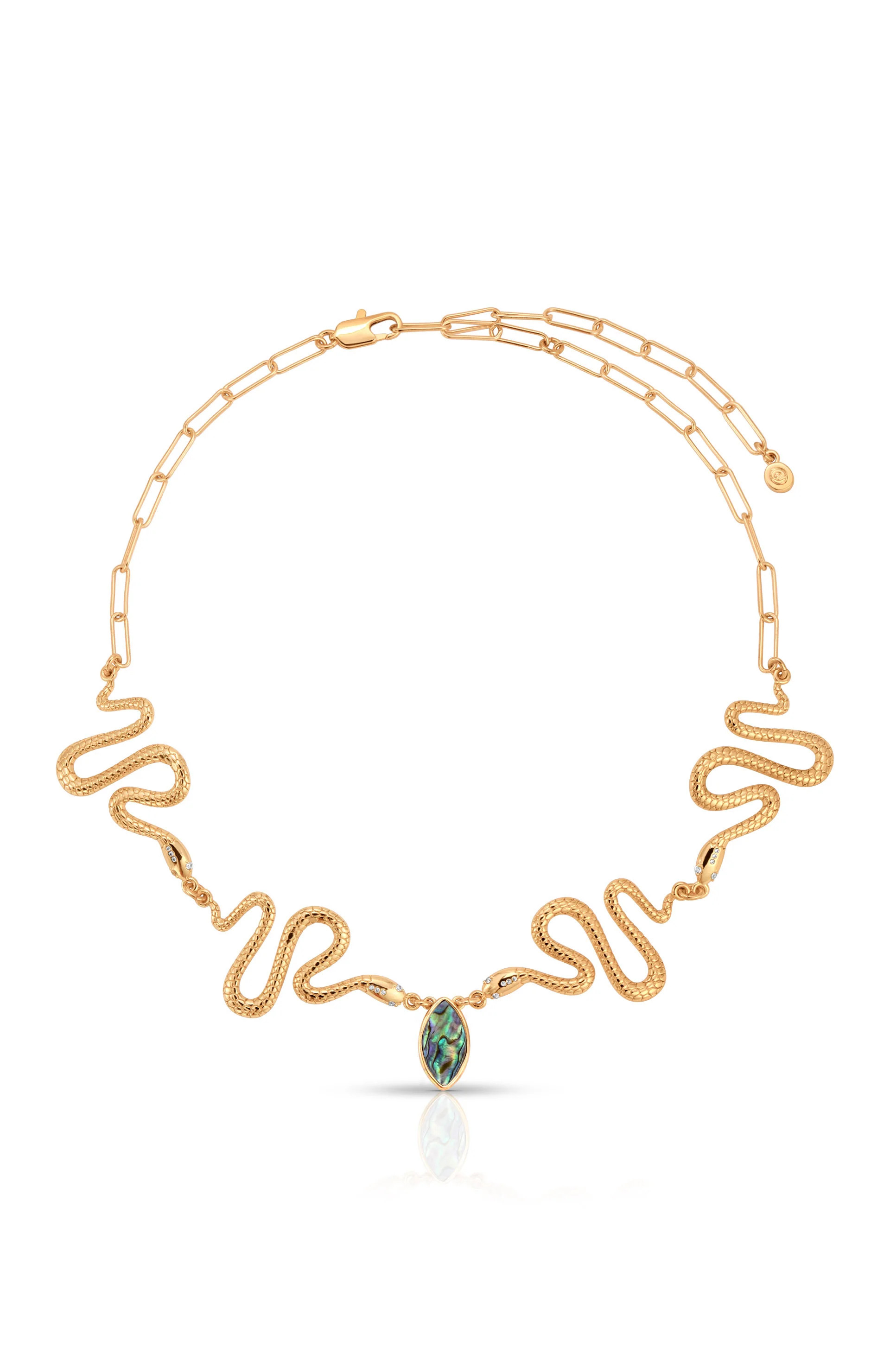 Abalone Serpentina Snake Choker | Ettika